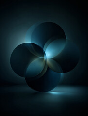 Modern art spherical backdrops