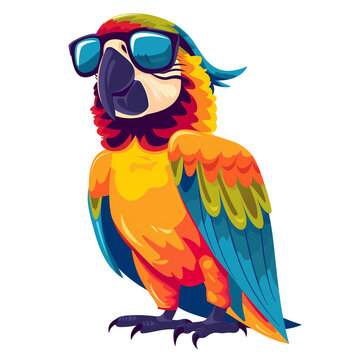 Sassy Parrot Sticker &ndash; I Tweet What I Want