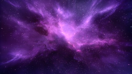 Naklejka premium Purple nebulae in deep space.