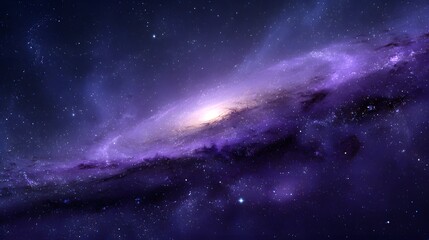 A deep space view of a galaxy.