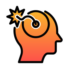 HEADACHE Mental Health Awareness Concept