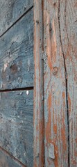 Naklejka premium The texture of an old painted wooden wall