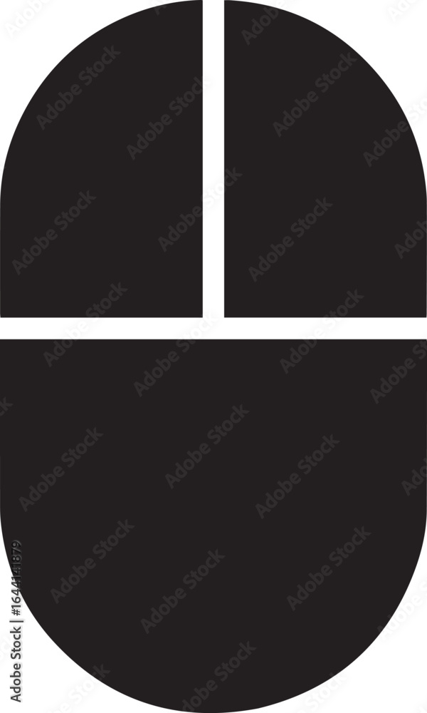 Poster abstract pie chart vector illustration symbol design element isolated on transparent backdrop