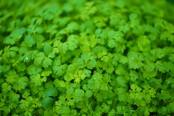 Obraz premium Coriander leaves background 