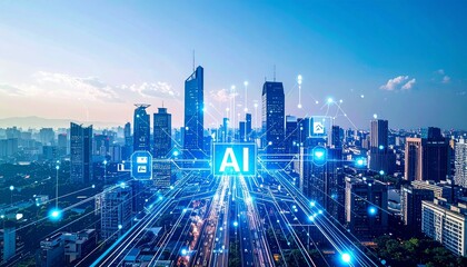 Dynamic Urban Vision Seamless Integration of Artificial Intelligence and Advanced Digital Networks Shaping the Future of Smart Cities and Connectivity