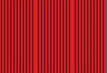 Modern poster red background vector. Cover template with vibrant perspective geometric shapes pattern.