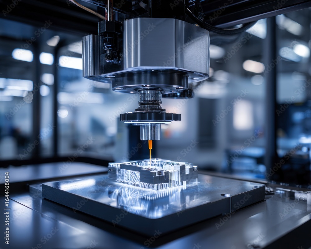 Poster precision manufacturing process with automated machinery.