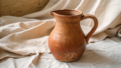 old clay jug