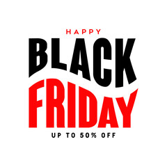 Black friday sale lable tag set vector illustration.