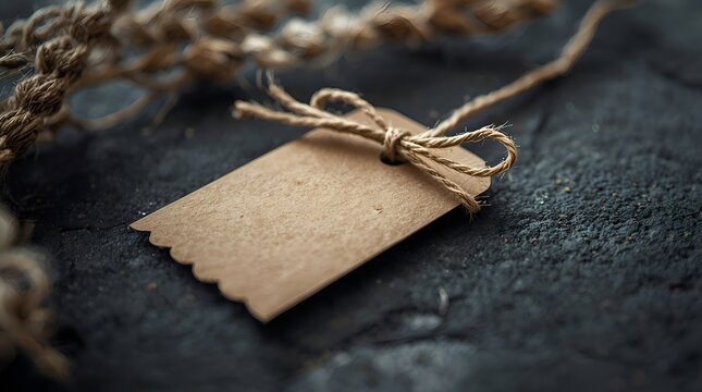 blank price tag