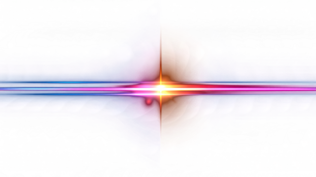 Glowing light line isolated on transparent background. Light ray sparkle effect. Colorful neon lines border. Light beam. Shine light rays flare. Laser line set. Glow design elements, PNG