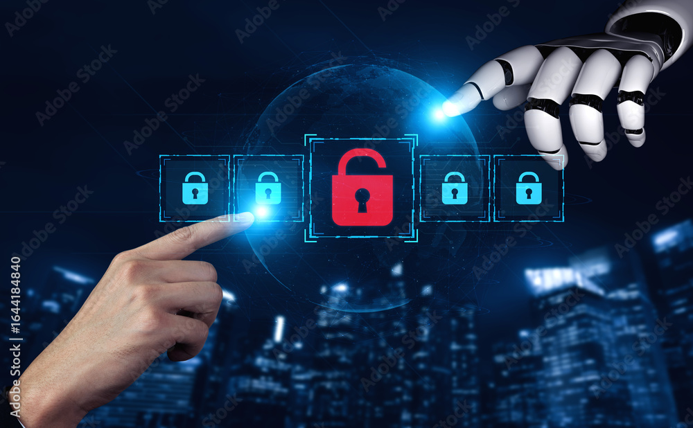 Poster ai system identifies potential data vulnerabilities and alerts for breaches, improving proactive cyb