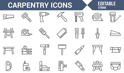 Woodworking Icons: Essential Equipment for Carpenters and Craftsmen