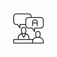 icon vector question answer 