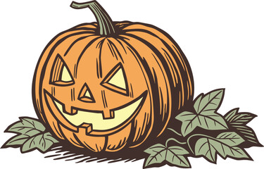 Halloween Illustration for Spooky Seasonal Designs. Detailed Realistic Halloween Artwork for Autumn Festival Themes. Realistic Halloween Scene for Holiday Celebration Projects. Halloween Concept