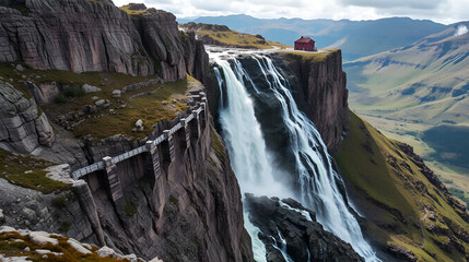 A powerful, swift descent