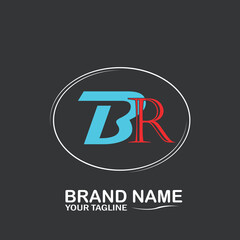 Obraz premium BR CLASSIC MODERN LOGO DESIGN
