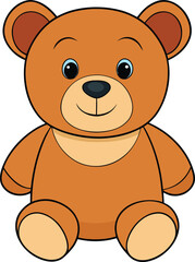 teddy bear vector illustration
