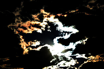 Cumulus Clouds on a blue sky