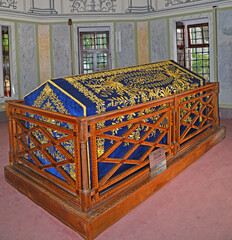Selcuk Sultan Tomb in Istanbul, Turkey.
