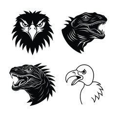 vector illustration of a different animal