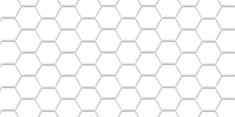 Seamless geometric hexagonal honeycomb pattern with a grid of black metal technology cells for a modern backdrop design