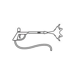 Fototapeta premium Pressure washing gun icon