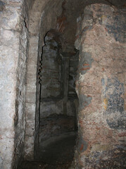 Located in Istanbul, Turkey, Kalenderhane Mosque was built as a church by the Romans. It was...