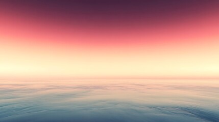 Obraz premium Ethereal cloudscape aerial view dreamlike pink and blue horizon