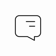 chat speech bubble icon sign vector