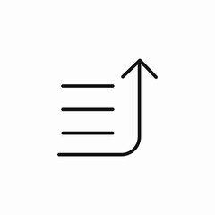 upload send data icon sign vector