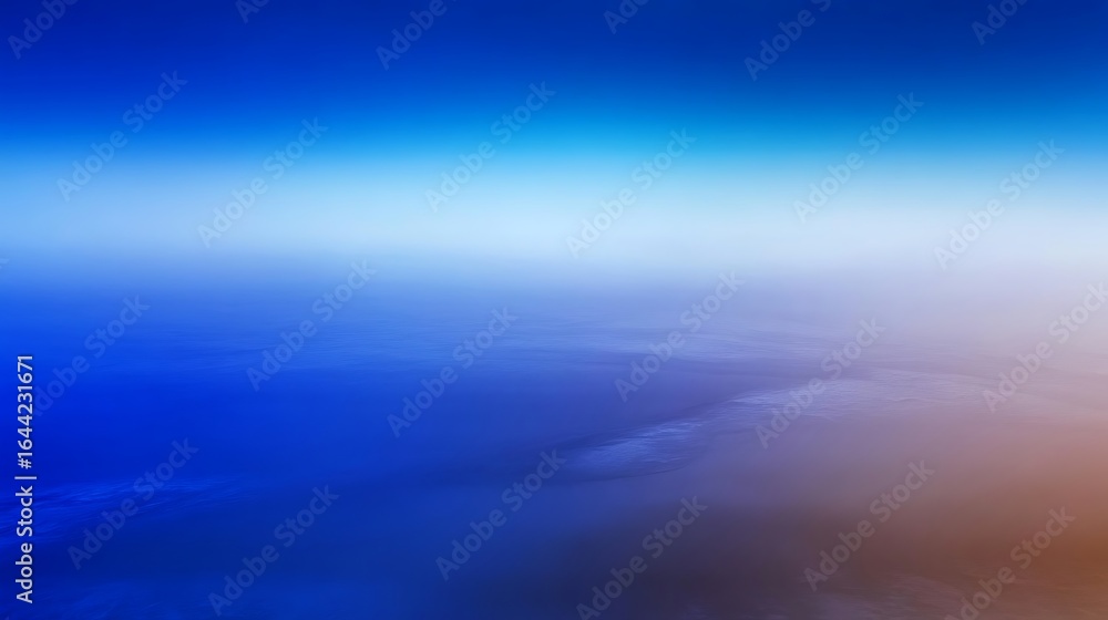 Aufkleber abstract gradient background with blue and orange soft tones calm and serene design
