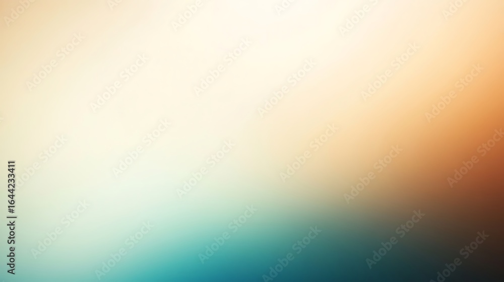 Poster abstract gradient background with warm and cool color blends