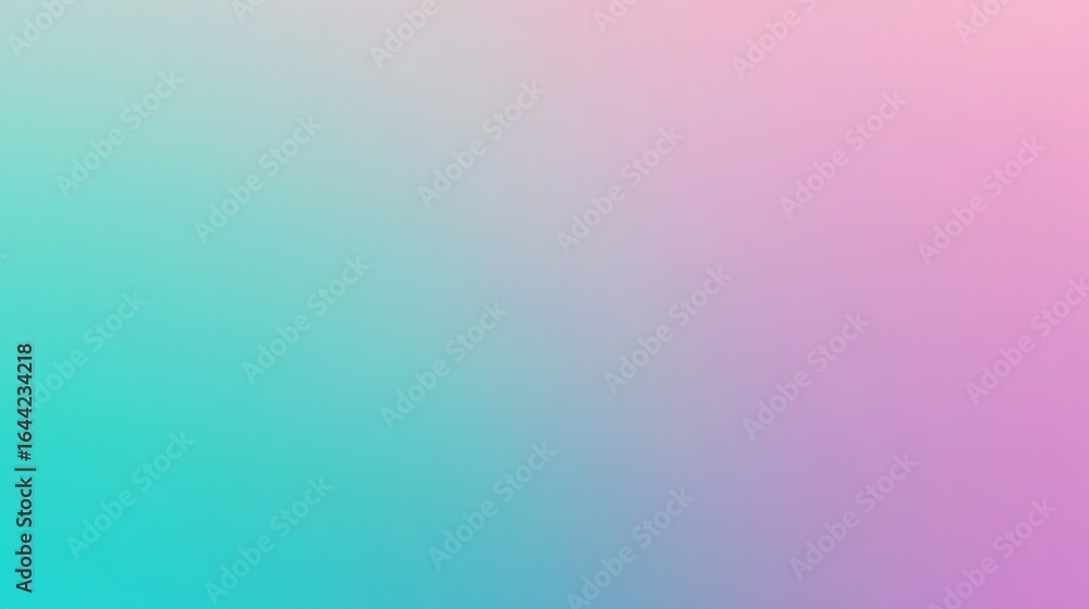 Aufkleber turquoise to pink gradient soft color transition abstract background