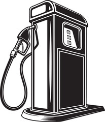 gas pump icon vector illustration, fuel pump icon, oil pump icon