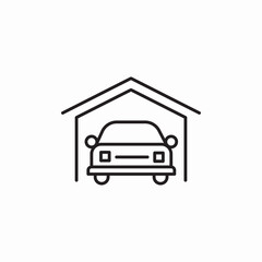 icon vector car garage