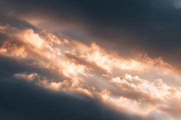 Fototapeta premium sun and clouds