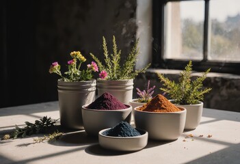 Natural dye workshop featuring vibrant plant-based colors for textiles