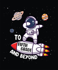 Grab this Design as an awesome outfit for your men women, family members, friends, coworkers on 5th grade first day of school, back to school