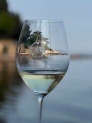 glass of champagne