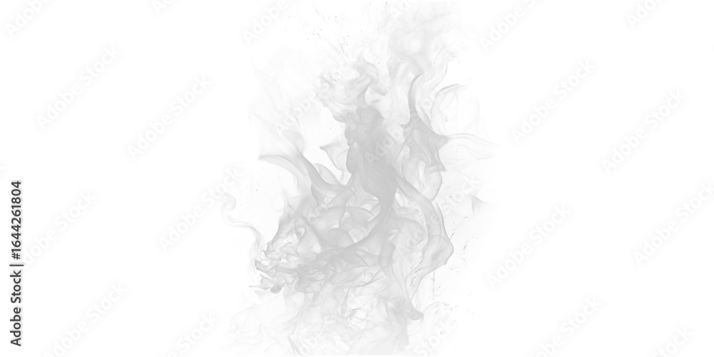 Poster a grey cloud like shape with a rough edge against a black background creating a hazy effect