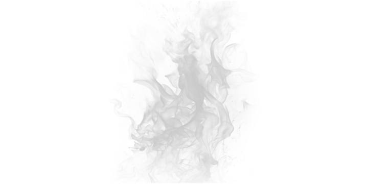 A grey cloud like shape with a rough edge against a black background creating a hazy effect