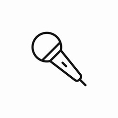 microphone for music icon sign vector