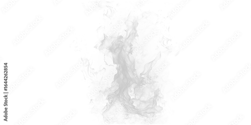 Poster a grayscale abstract cloud like shape in the center of a black background with pixelated edges