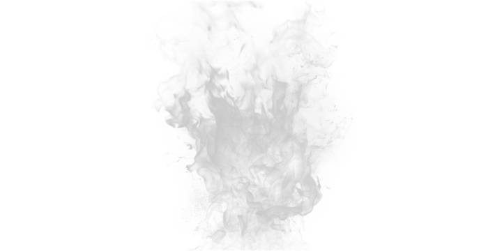 A grey cloud like shape with a blurred edge on a black background in a simple abstract design style