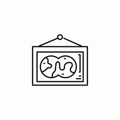 geography map frame icon sign vector