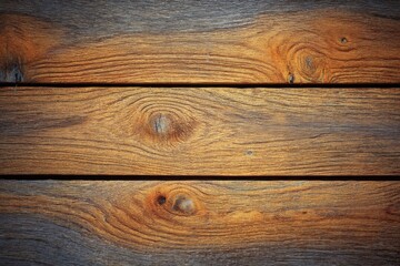 Naklejka premium Natural warm wooden plank background with visible grain.