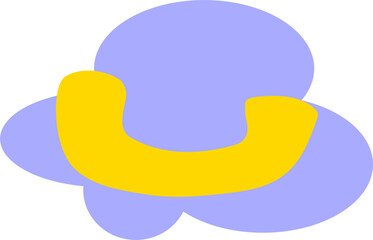 Business smartphone communication flat vector modern illustration