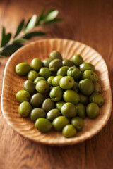 【オリーブ塩漬け】ワインのおつまみや料理のアクセントに嬉しいオリーブです。