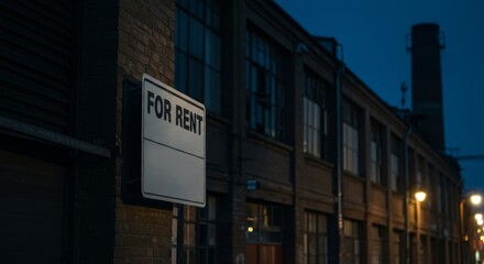 Obraz premium Abandoned building exterior with 